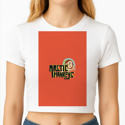 Space Monkey Crop Top