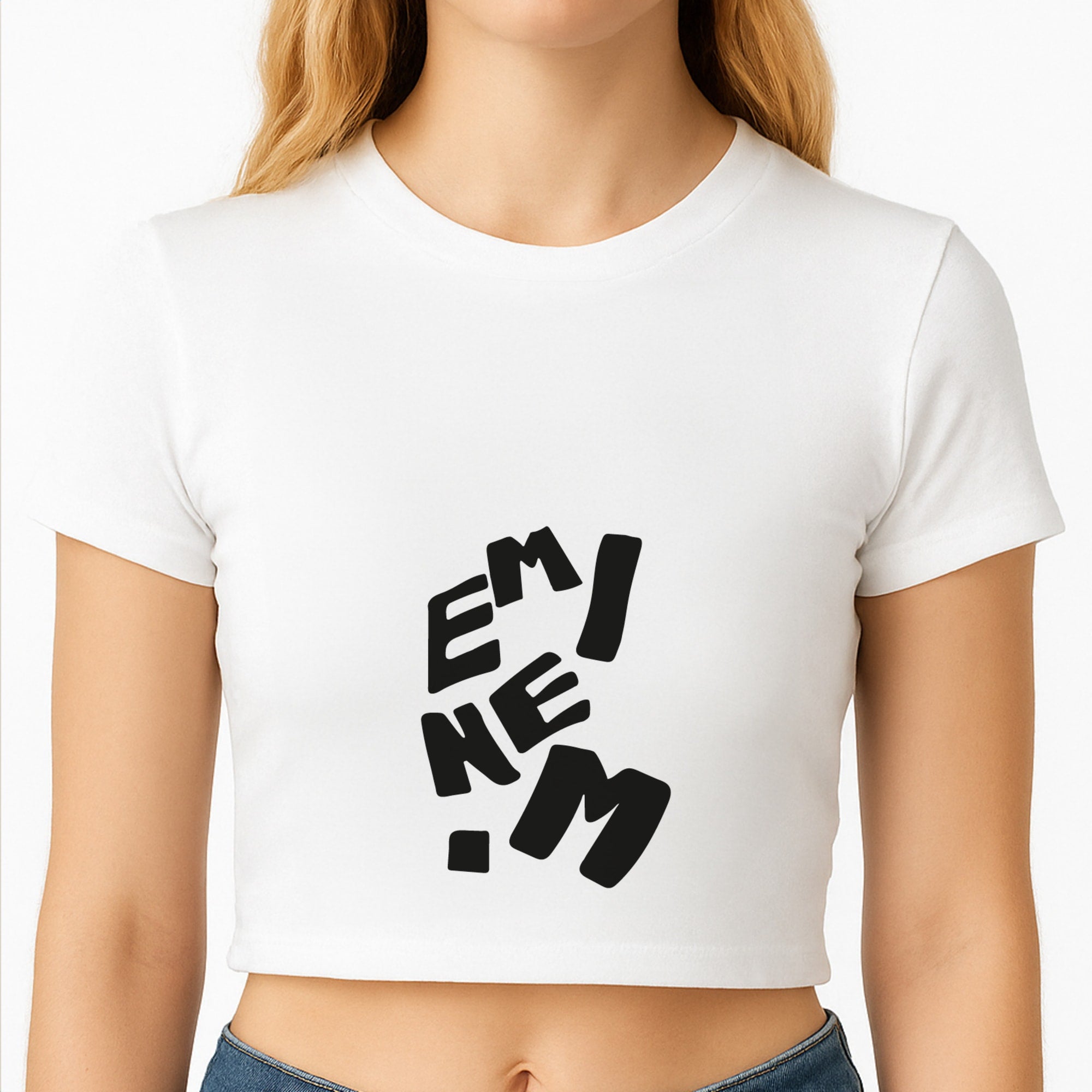 Text Crop Top