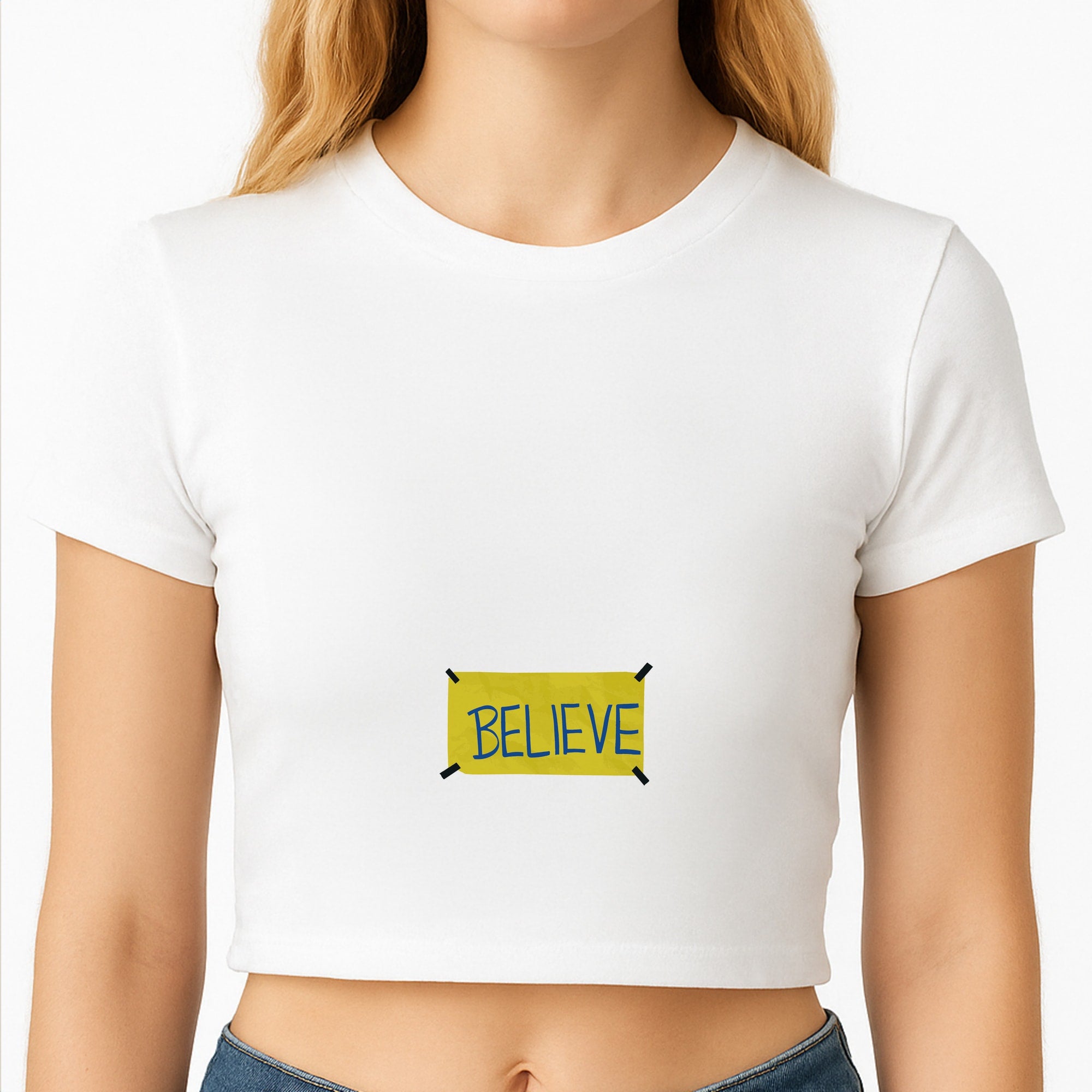Believe Crop Top