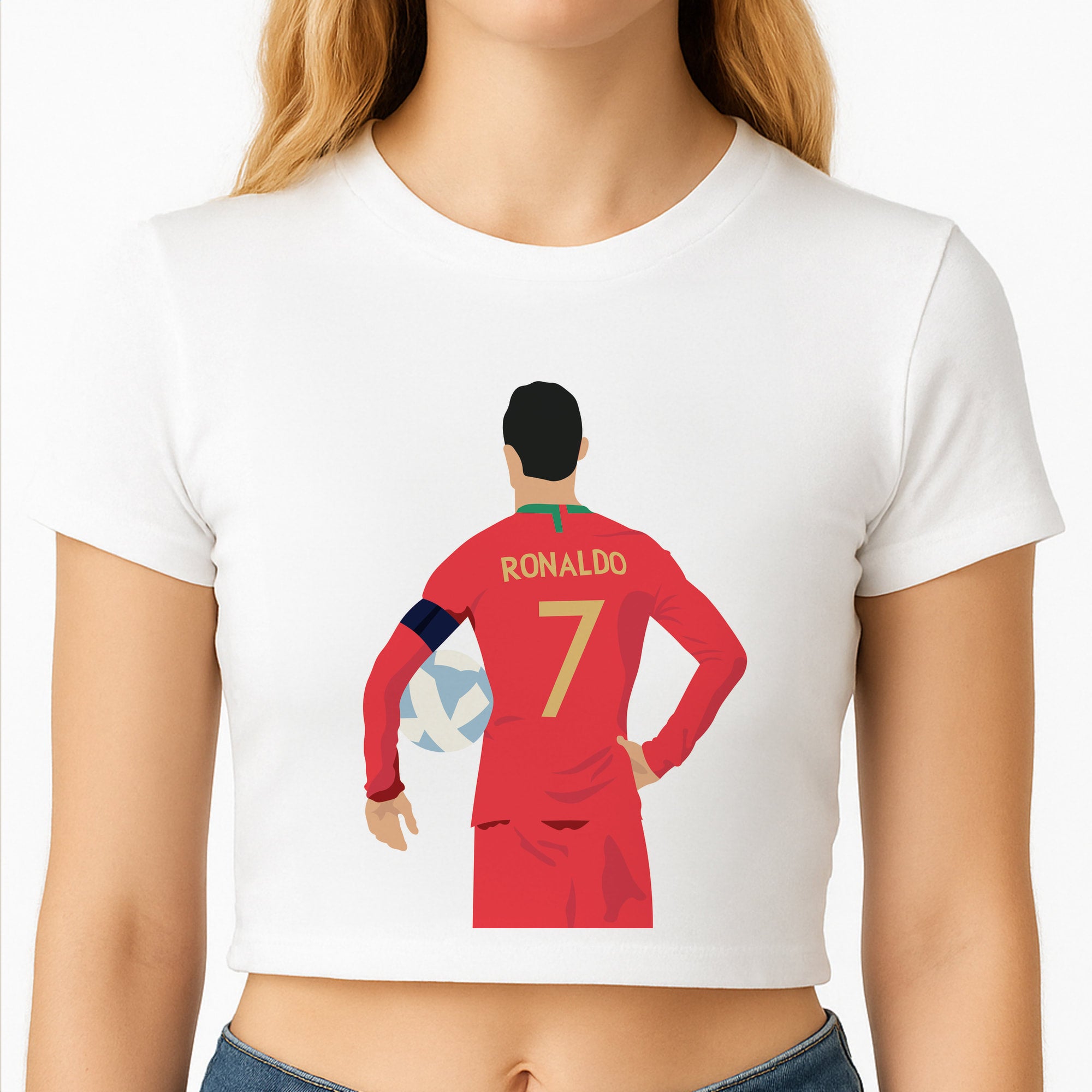 Ronaldo - Football Crop Top