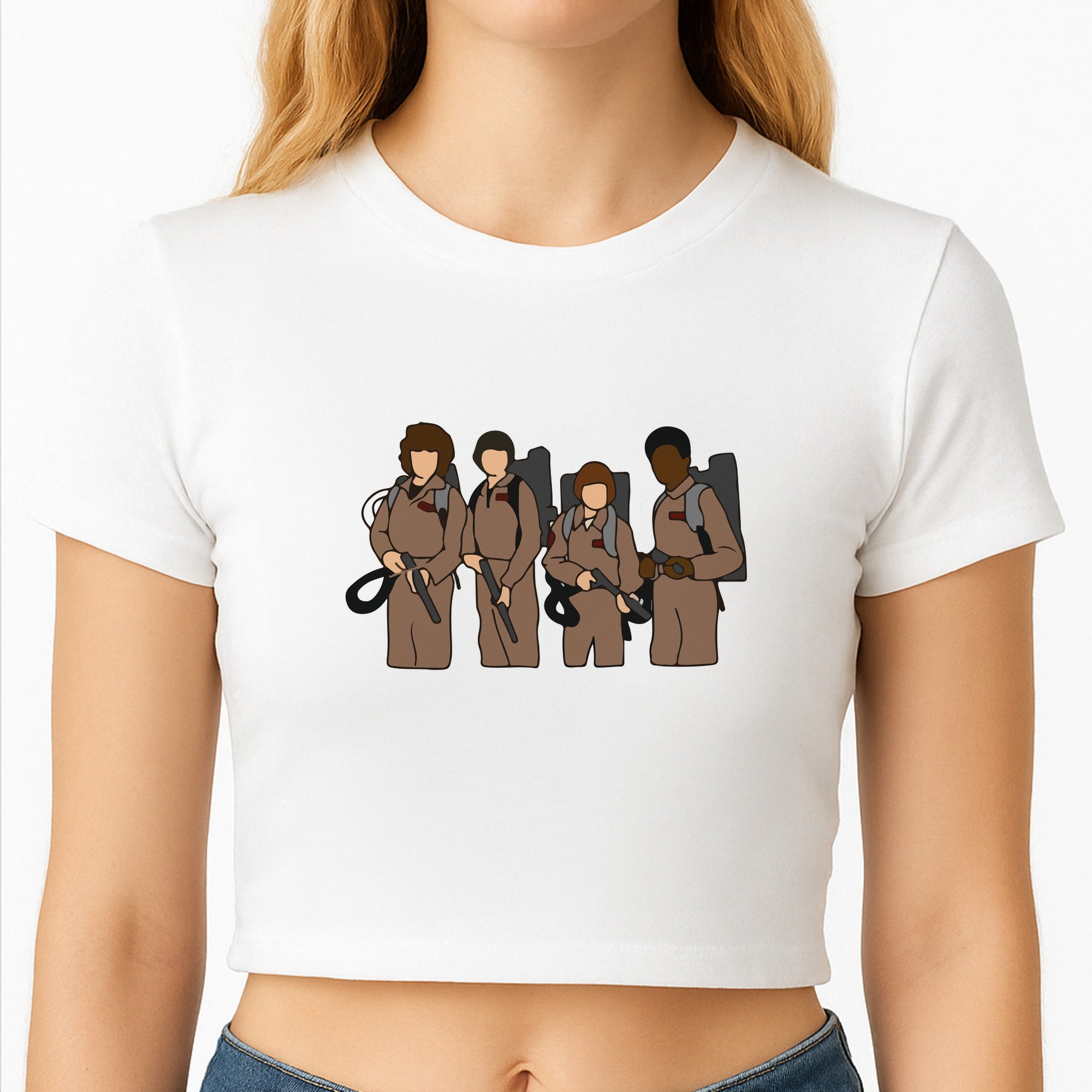Ghost Busters Costumes Crop Top
