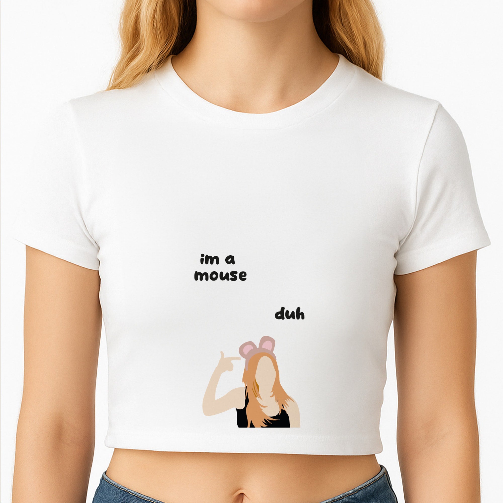 I'm a mouse Halloween - Mean Girls Crop Top