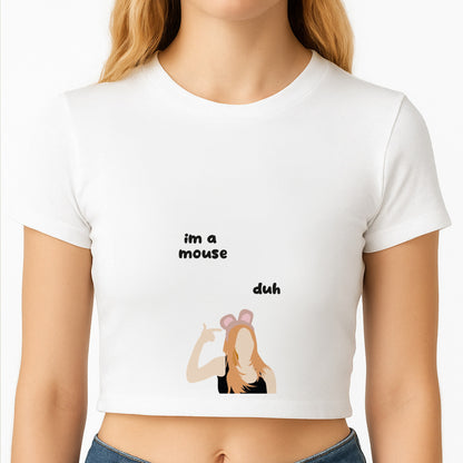 I'm a mouse Halloween - Mean Girls Crop Top