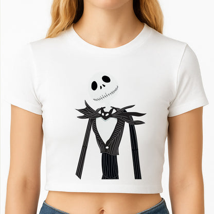 Jack Skellington Blue - TNBC Crop Top