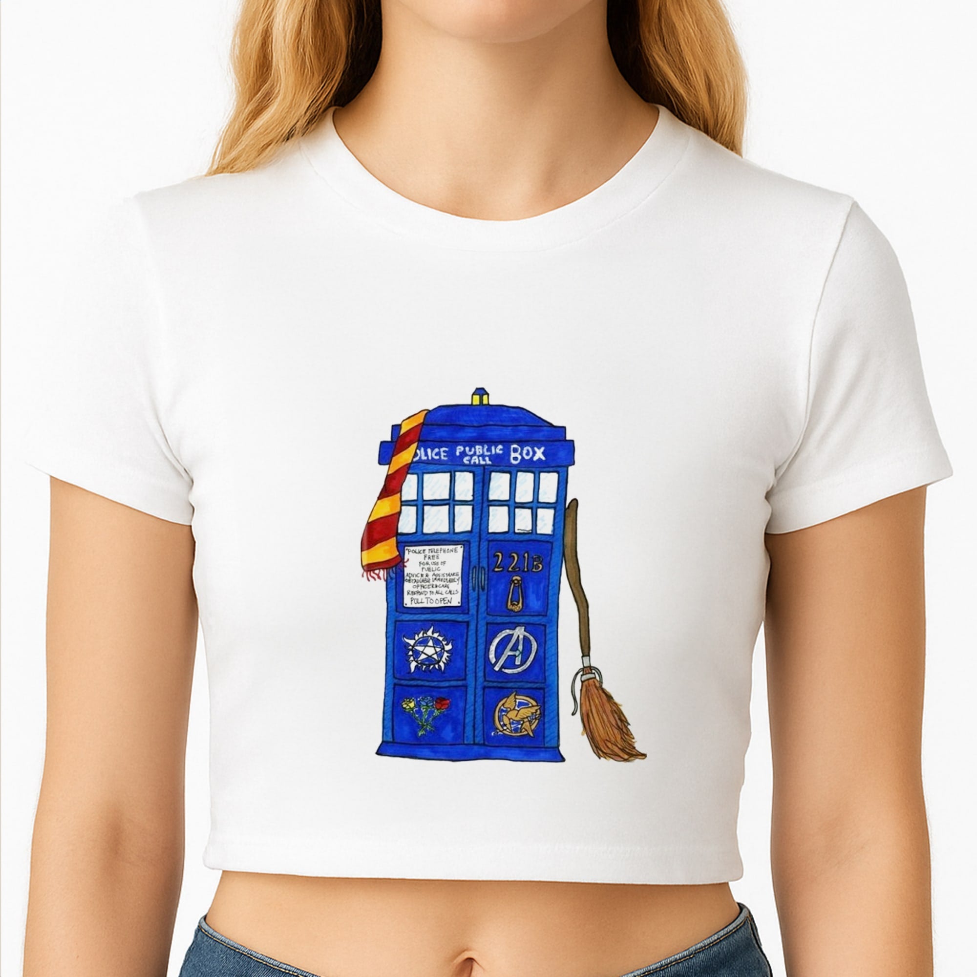 Multifandom Cartoon Crop Top