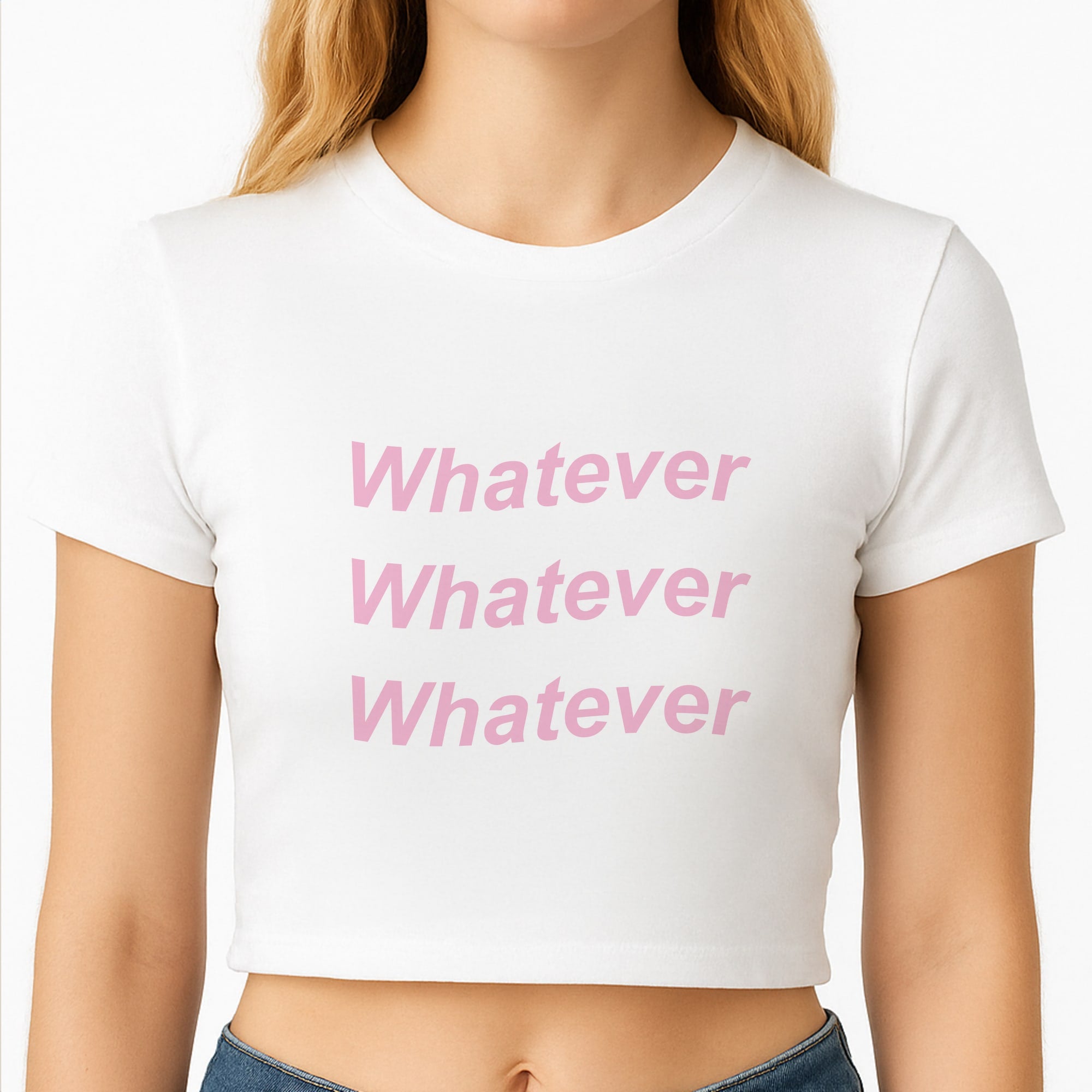 Whatever, Whatever, Whatever Crop Top