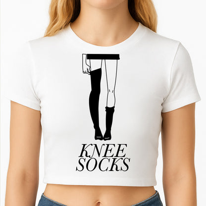 Knee Socks Crop Top