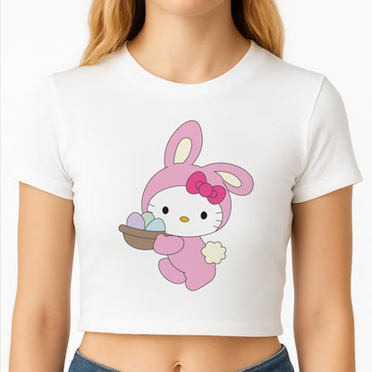 Cute Bunny 2025 Crop Top