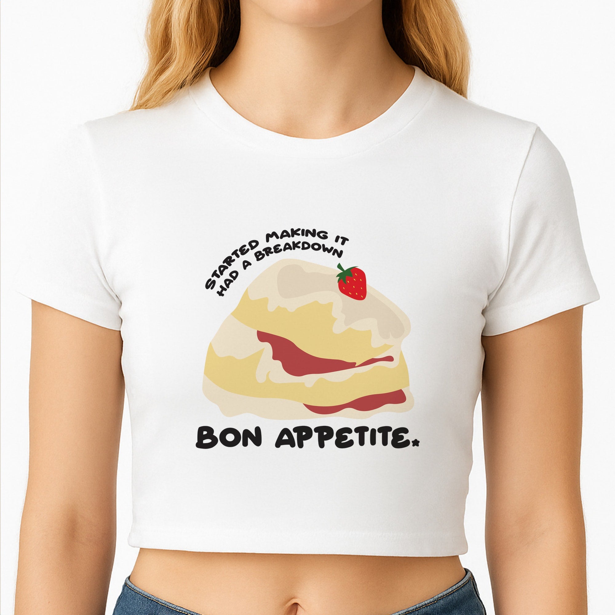 Bon Appetite - British Pop Culture Crop Top