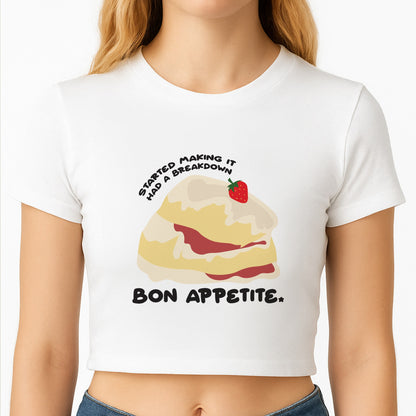 Bon Appetite - British Pop Culture Crop Top