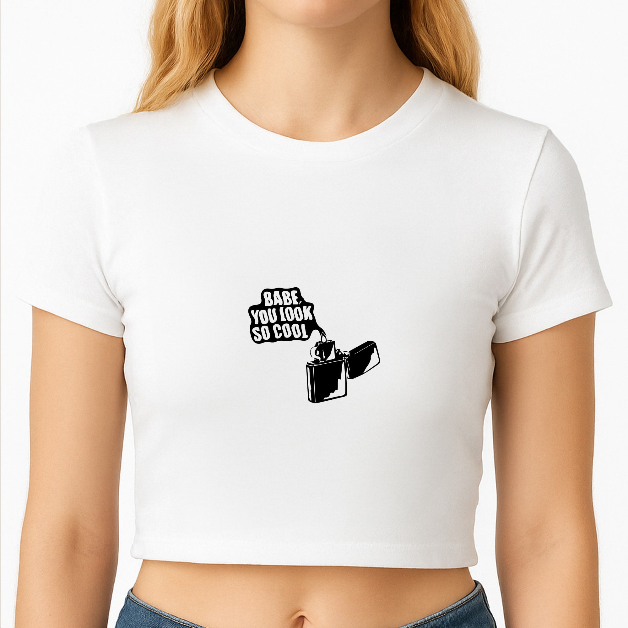Babe, You Look So Cool - 1975 Crop Top