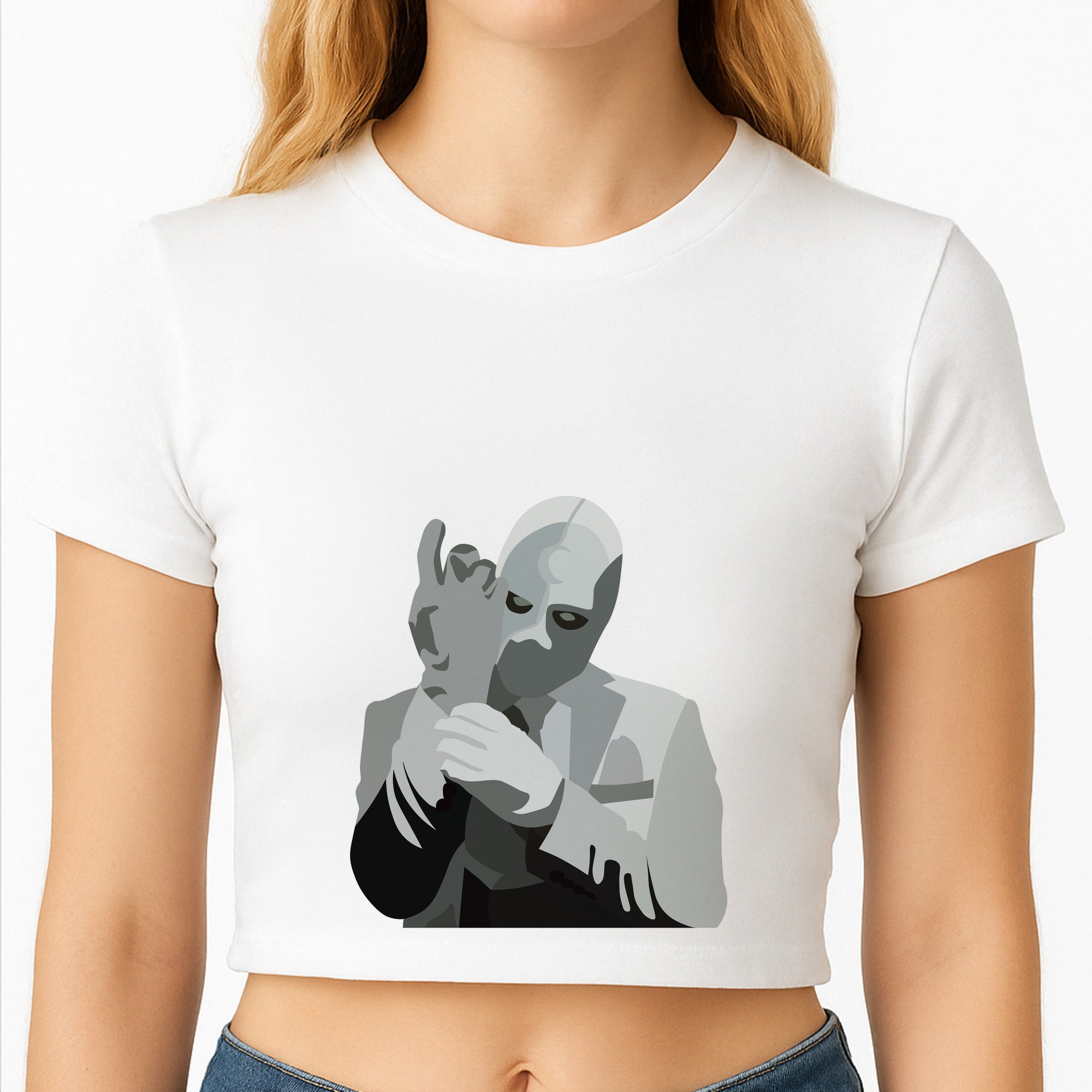 Moon knight Crop Top
