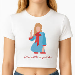 Gaga Die With A Smile Crop Top