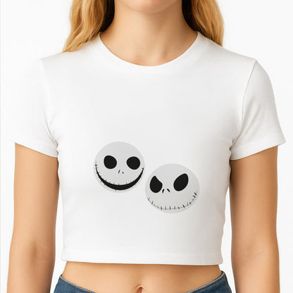 Skellington Heads - TNBC Crop Top