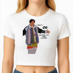 Could I Be Wearing Any More Clothes Crop Top