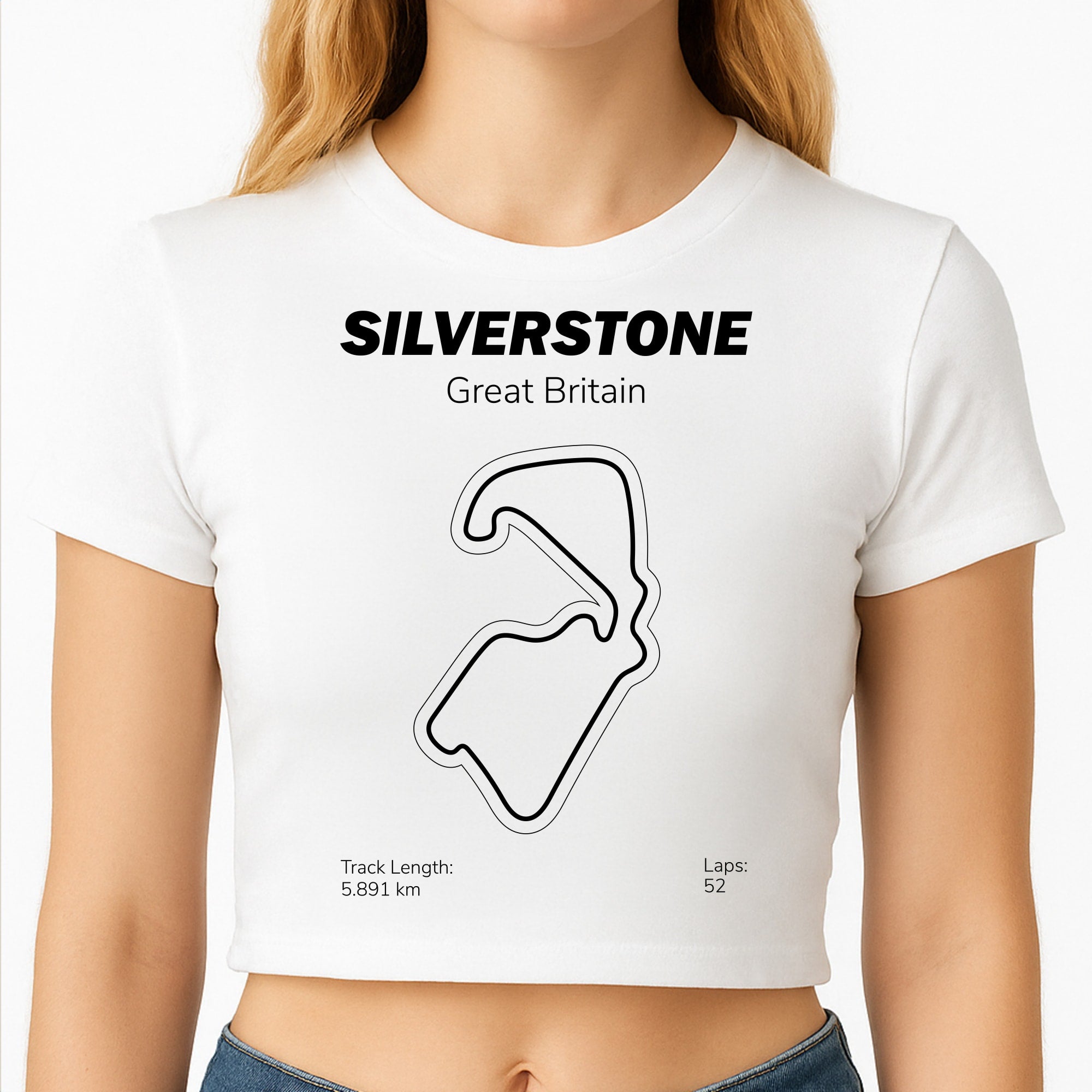 Silverstone Circuit Crop Top