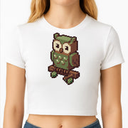 Mining Owl Crop Top 2
