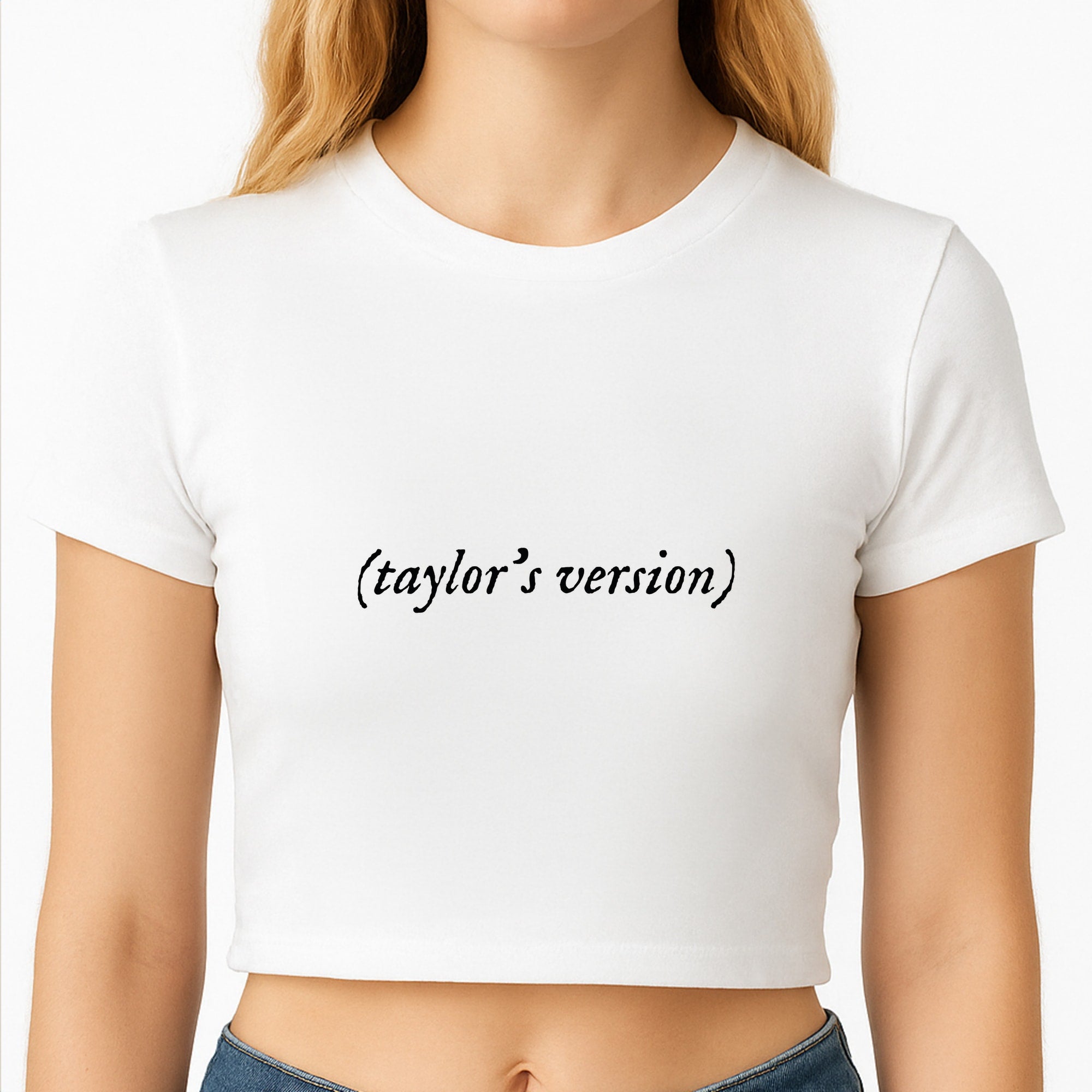 Personalised Taylor's Version Crop Top