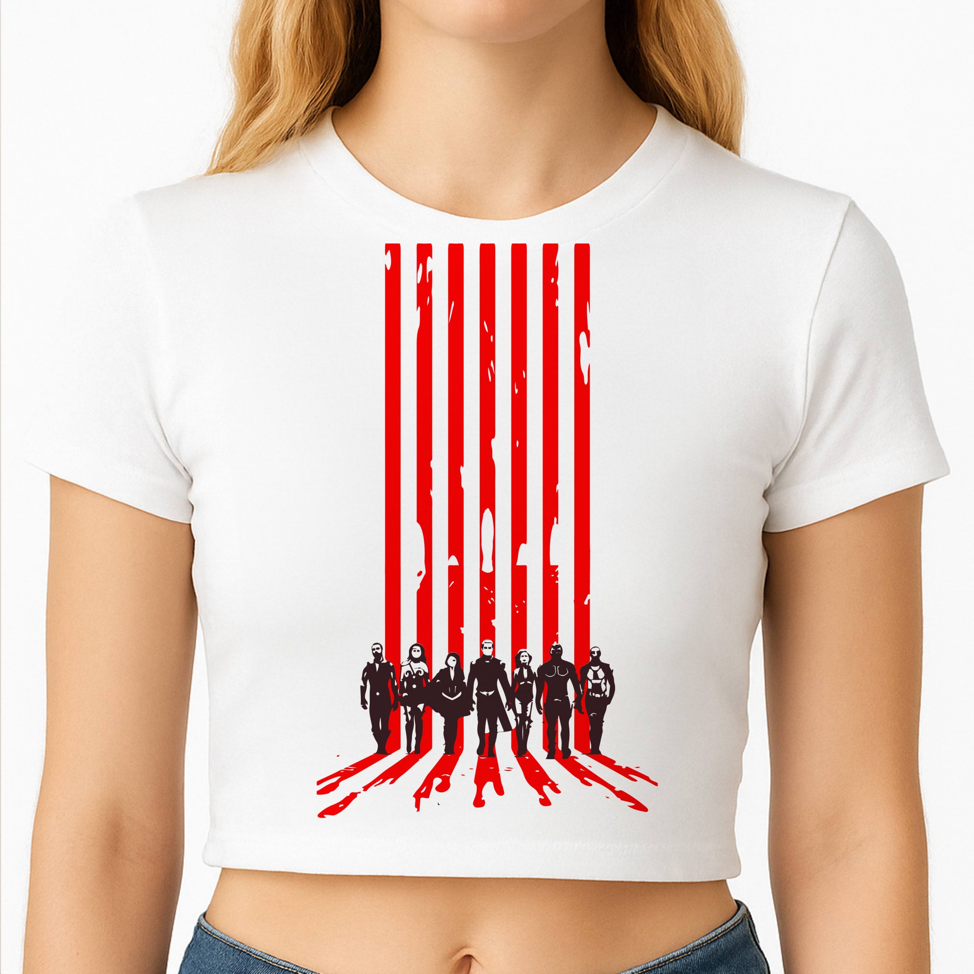 The Seven Silhouettes Crop Top