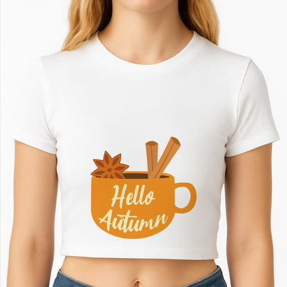 Hello Autumn Crop Top