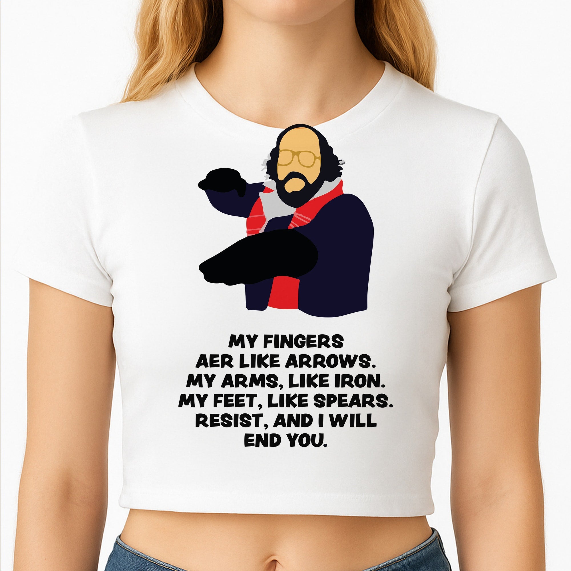 Murray Quote Crop Top