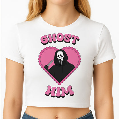 Ghost Him Crop Top