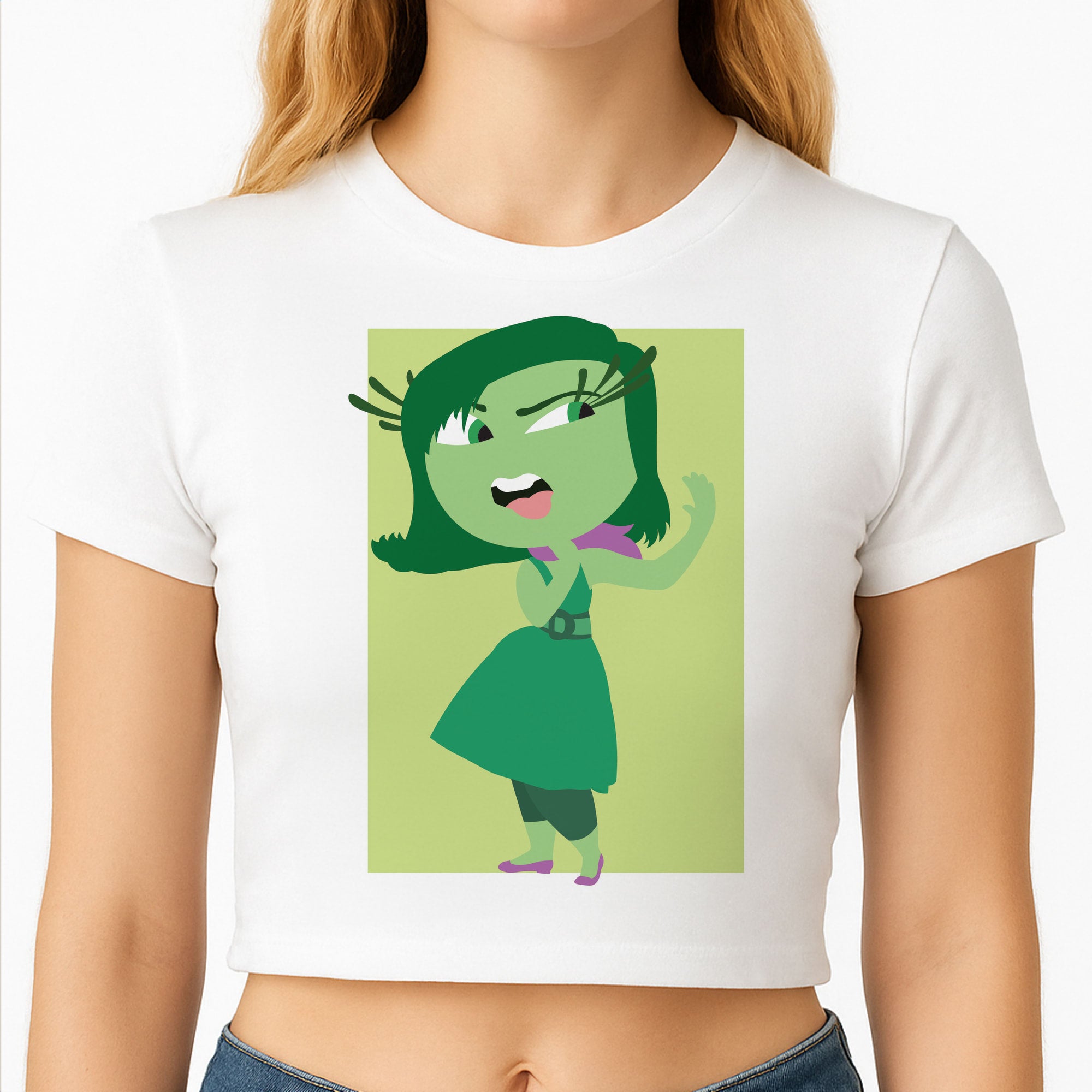 Disgust - Inside Out Crop Top