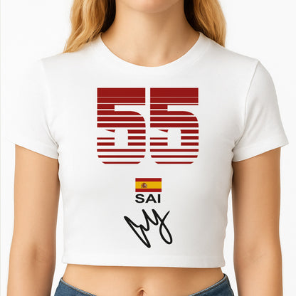 Sainz - F1 Crop Top