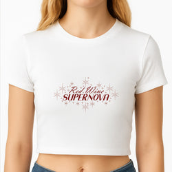 Red Wine Supernova Crop Top