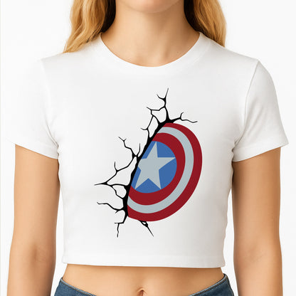 Shield Break Crop Top