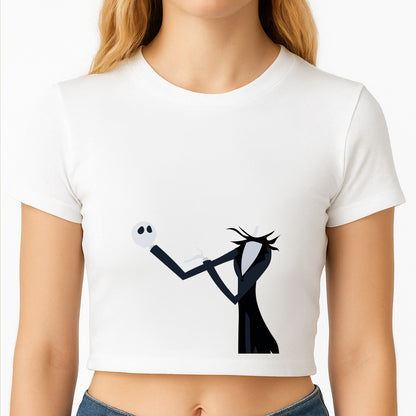 Headless Jack Skellington - TNBC Crop Top