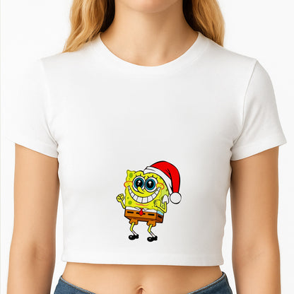 Sponge - Christmas Crop Top