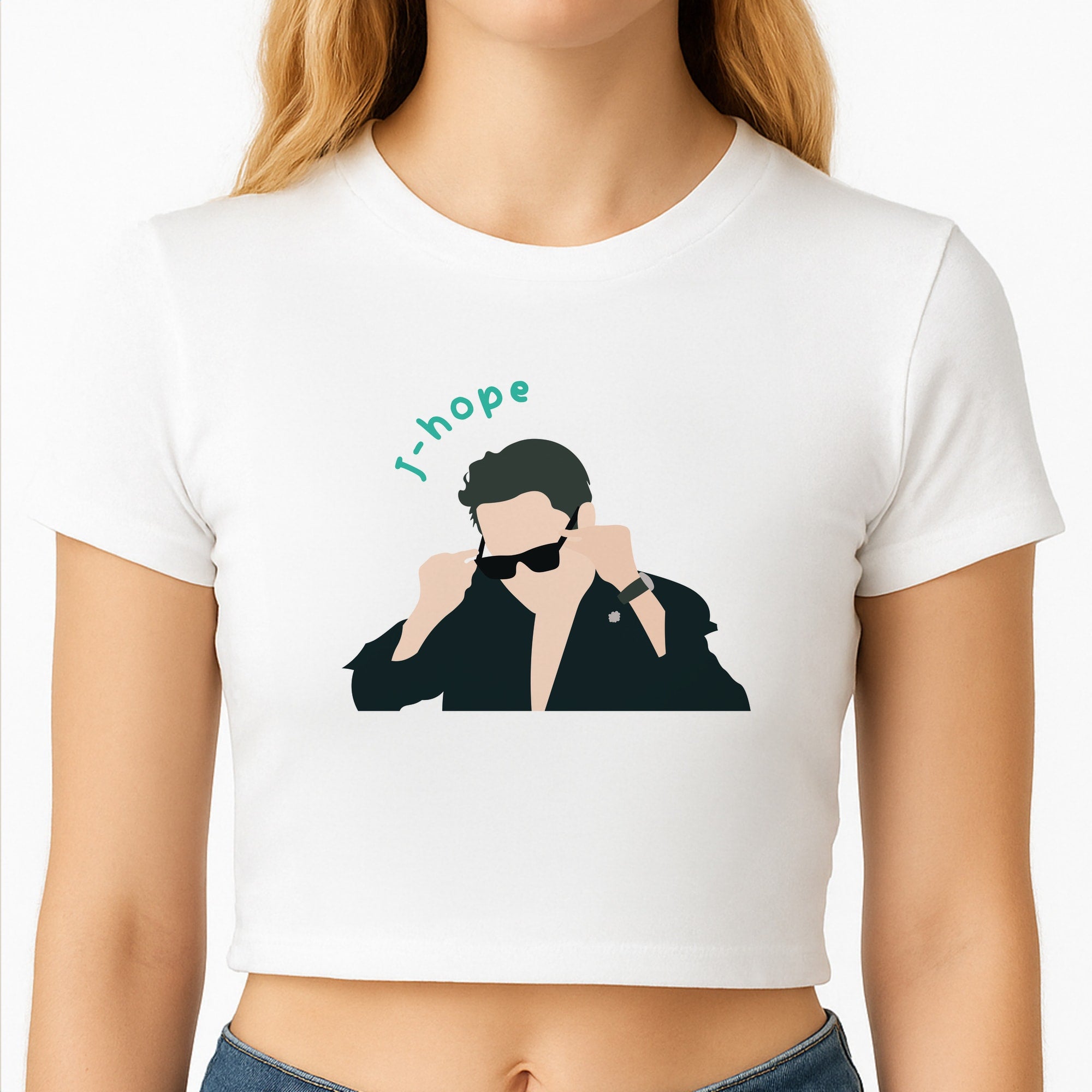 J-Hope Glasses - K Pop Crop Top