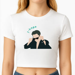 J-Hope Glasses - K Pop Crop Top