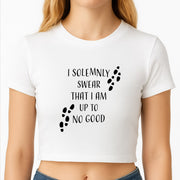 I Solemnly Swear Crop Top 2