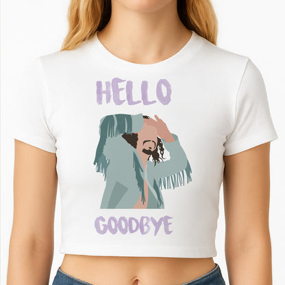 Hello Goodbye Crop Top