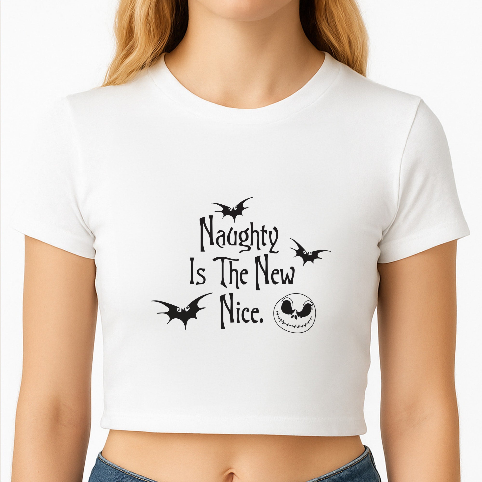 Naughty Is The New Nice Crop Top