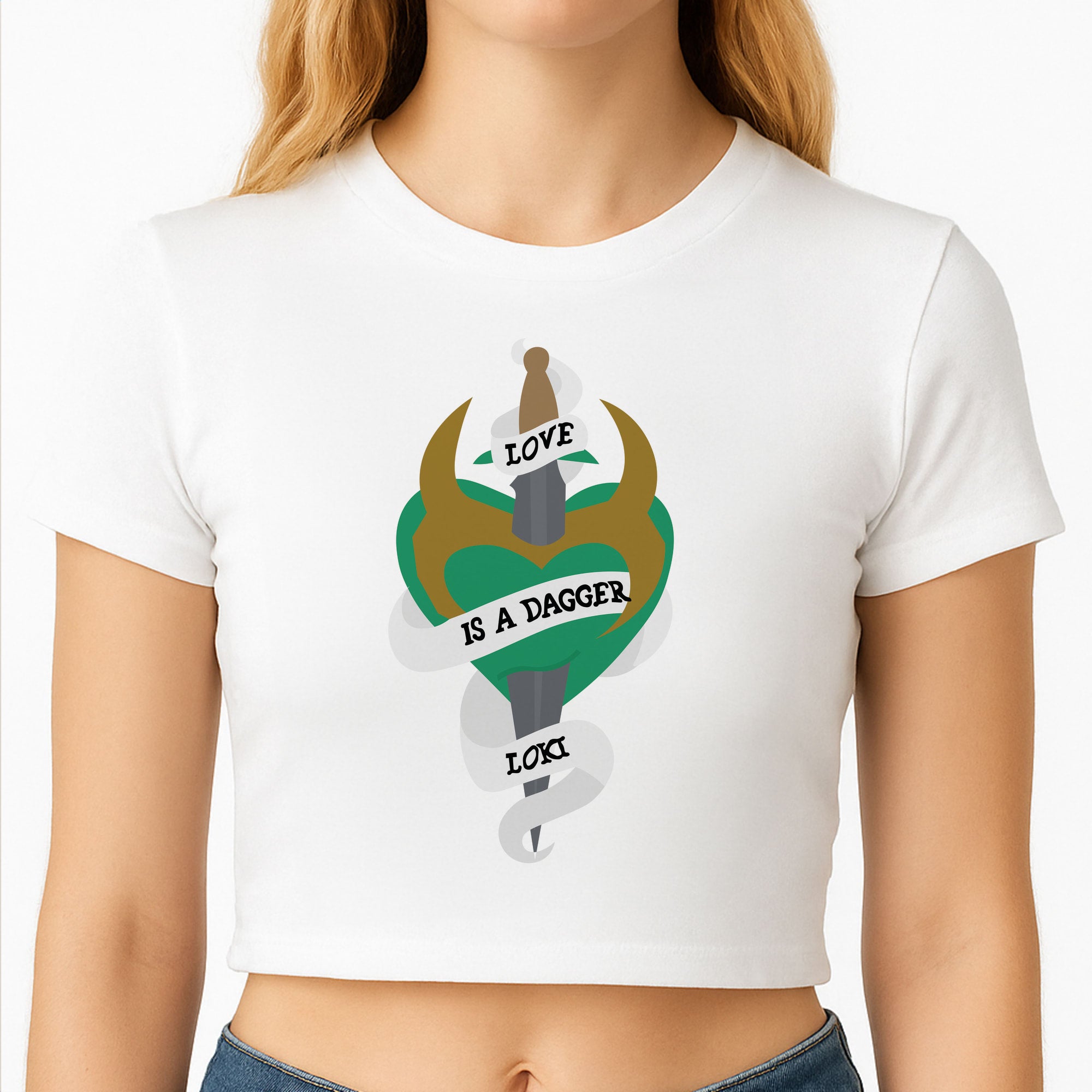 Love Is A Dagger Crop Top