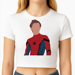 Spiderman Crop Top