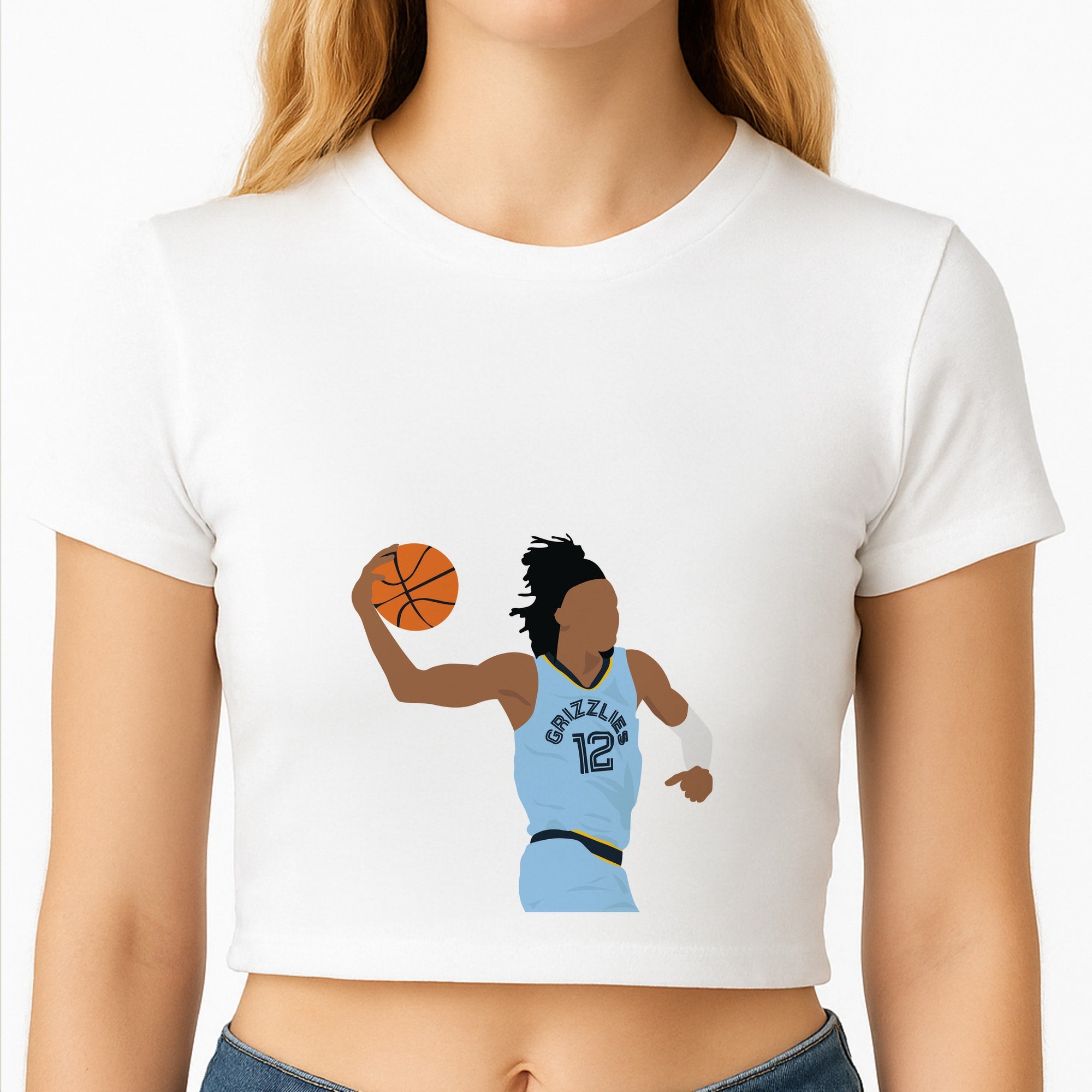 Morant - Basketball Crop Top