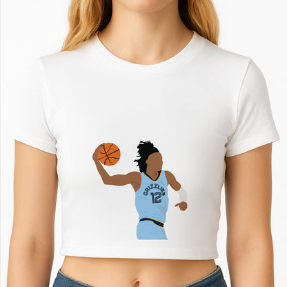 Morant - Basketball Crop Top