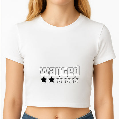 Wanted - Video Game Crop Top