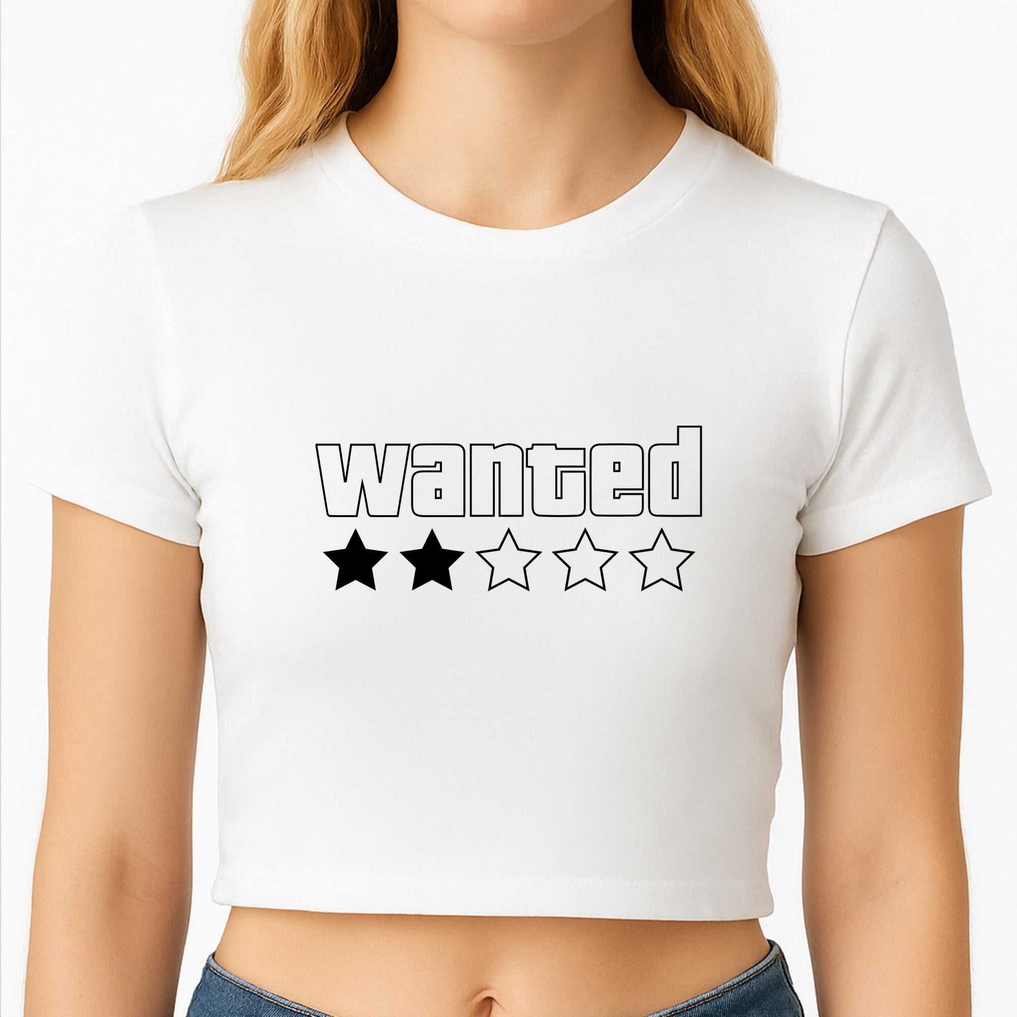 Wanted - Video Game Crop Top