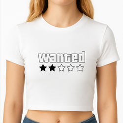 Wanted - Video Game Crop Top