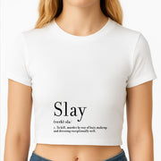 Slay Crop Top 2