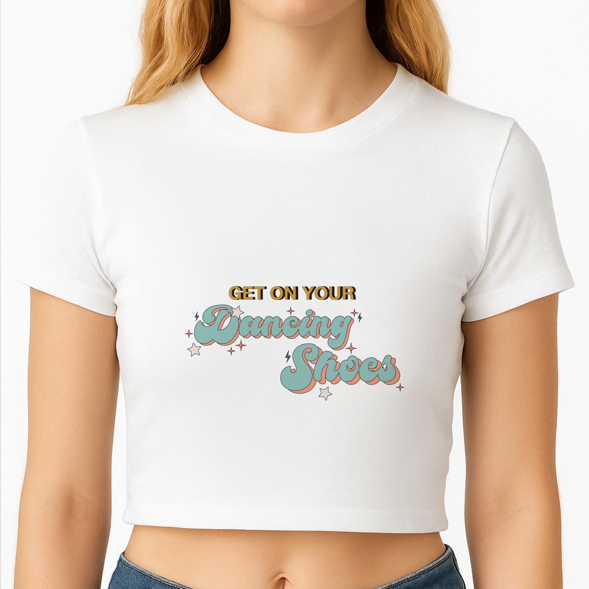 Get On Your Dancing Shoes Crop Top