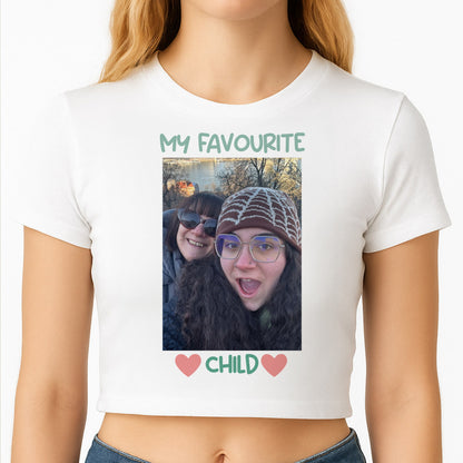 My Favourite Child - Personalised Mother's Day Crop Top