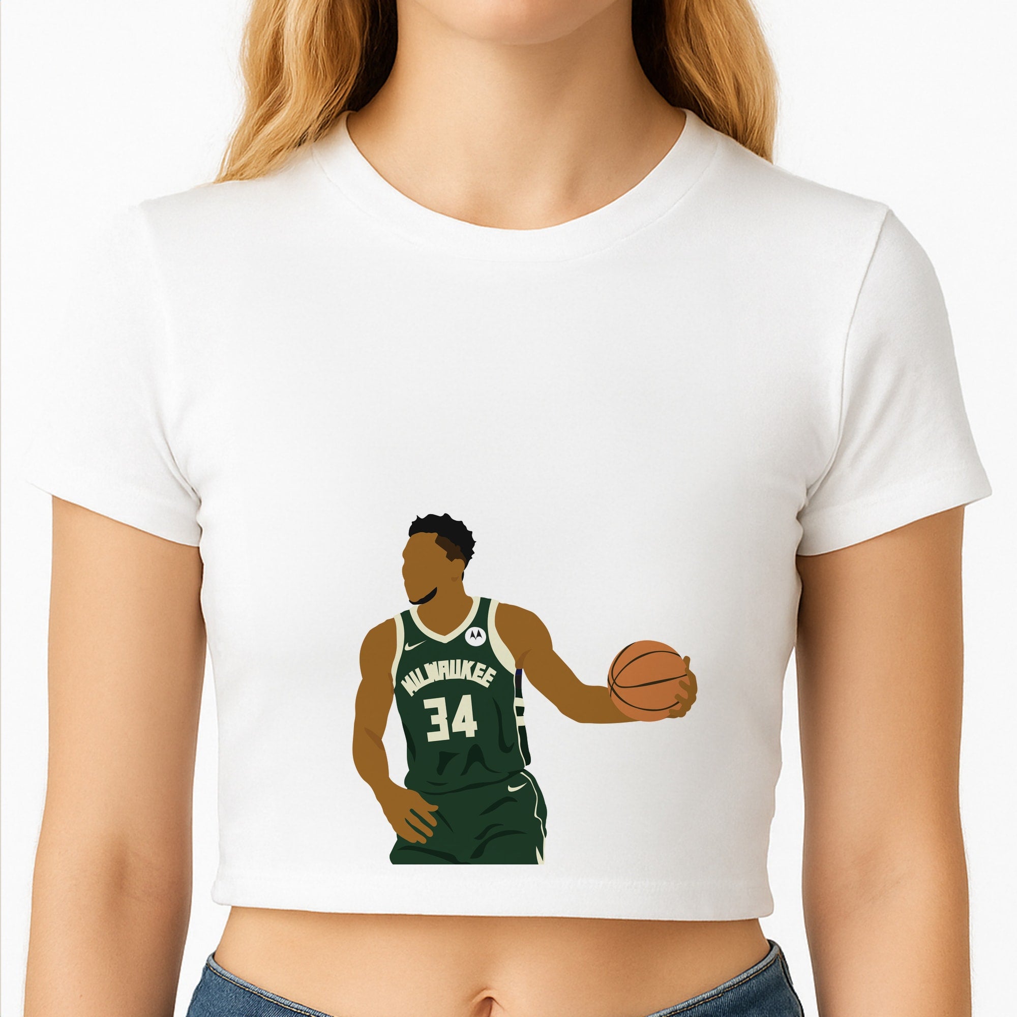 Giannis - Basketball Crop Top