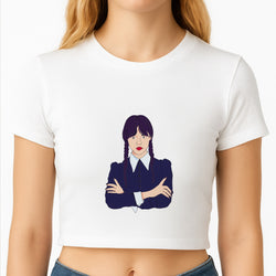 Wednesday Addams Wednesday Crop Top