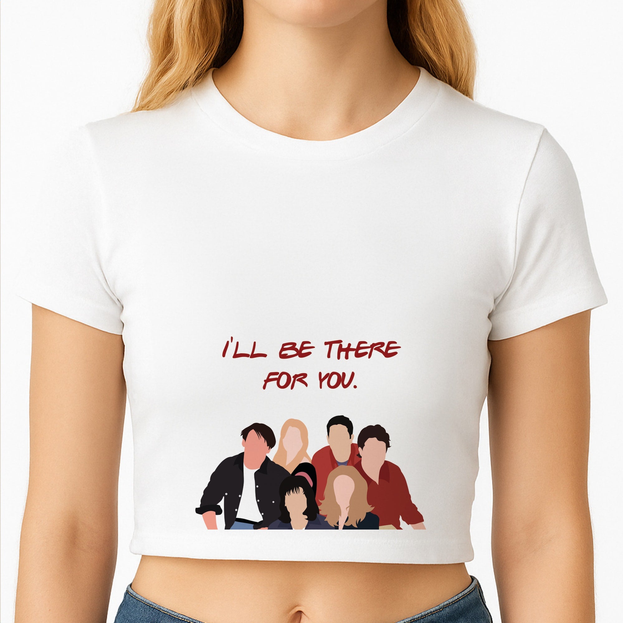 I'll Be There For You Cast Crop Top